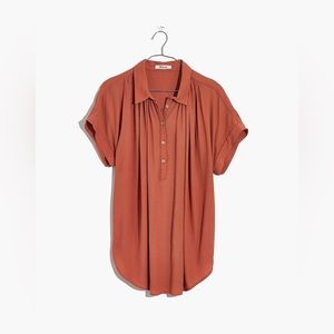 Madewell Central Drapey Popover Shirt